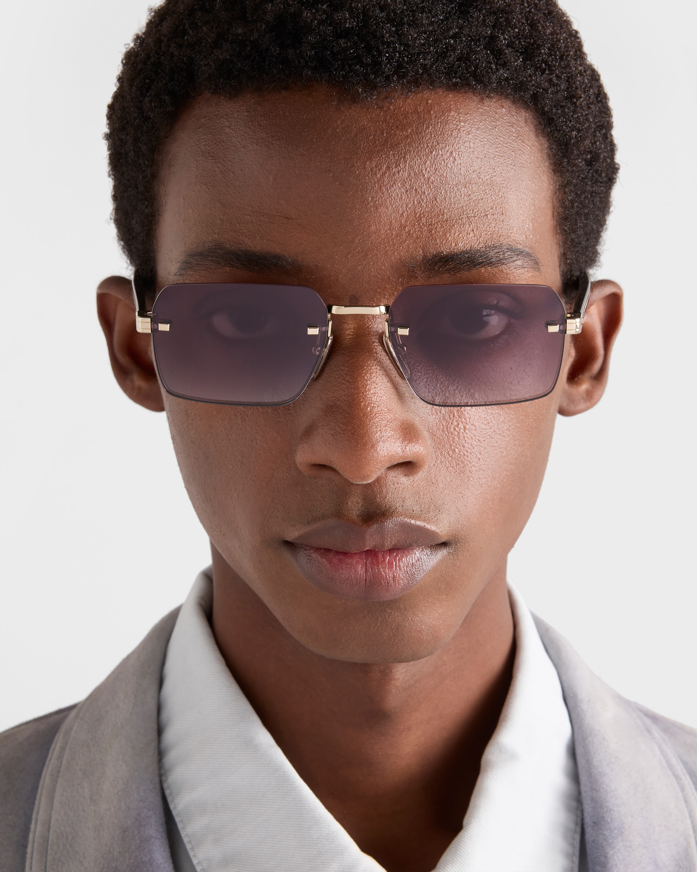 Iris Lenses Sunglasses With The Iconic Metal Plaque | PRADA
