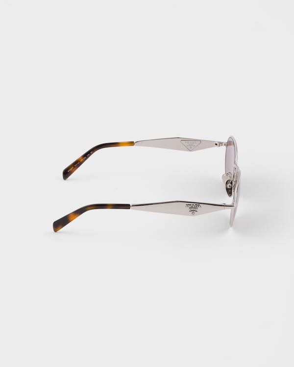 Sunglasses with Prada logo - VERRES MAUVES Sunglasses with Prada logo - VERRES MAUVES