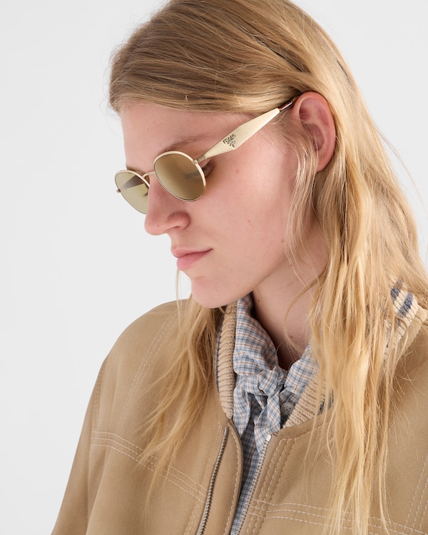 Sunglasses with Prada logo - Verres olive Sunglasses with Prada logo - Verres olive