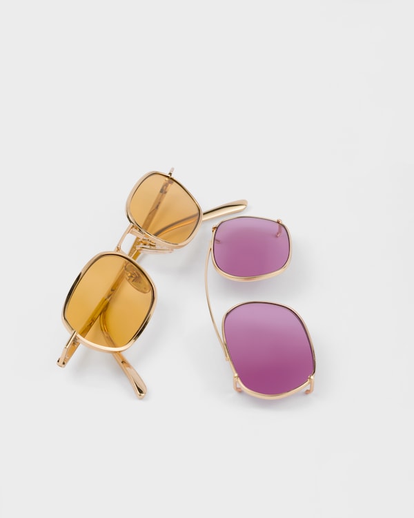 Prada Eyewear Collection sunglasses - Cherry/Ochre Lenses Prada Eyewear Collection sunglasses - Cherry/Ochre Lenses
