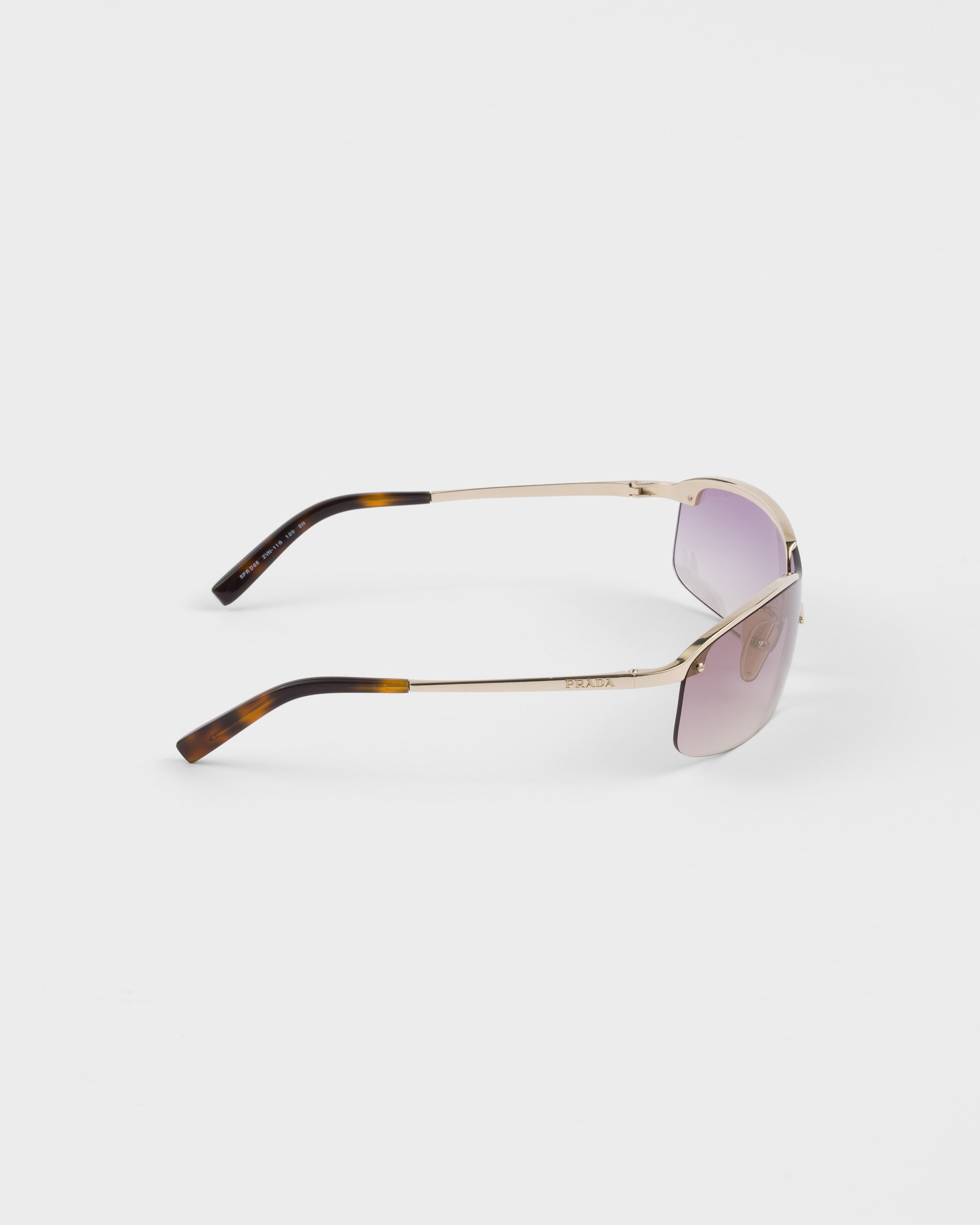 Gradient Cherry/gold Lenses Prada Eyewear Collection Sunglasses