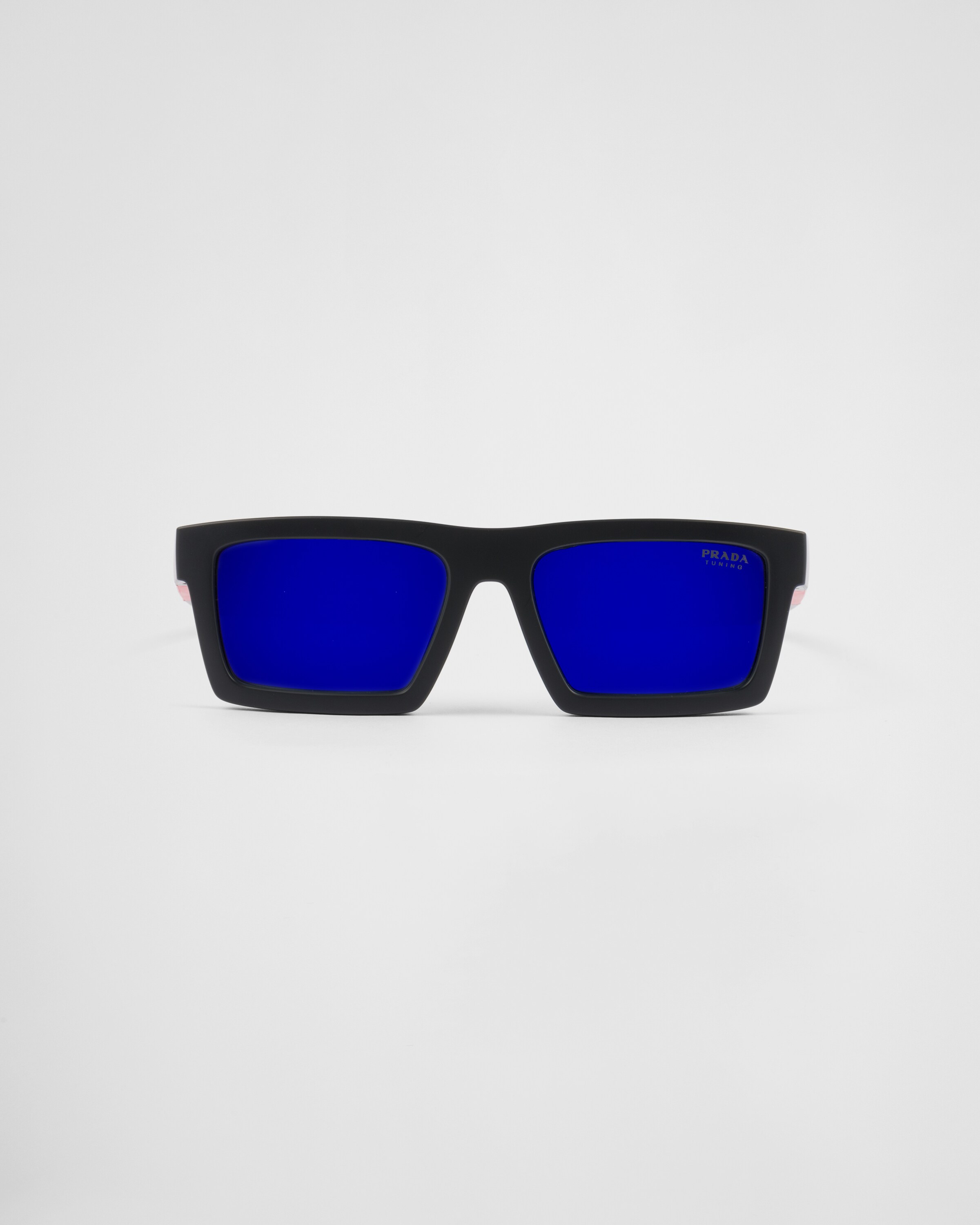 Prada Linea Rossa Impavid Sunglasses In Sea Blue Lenses