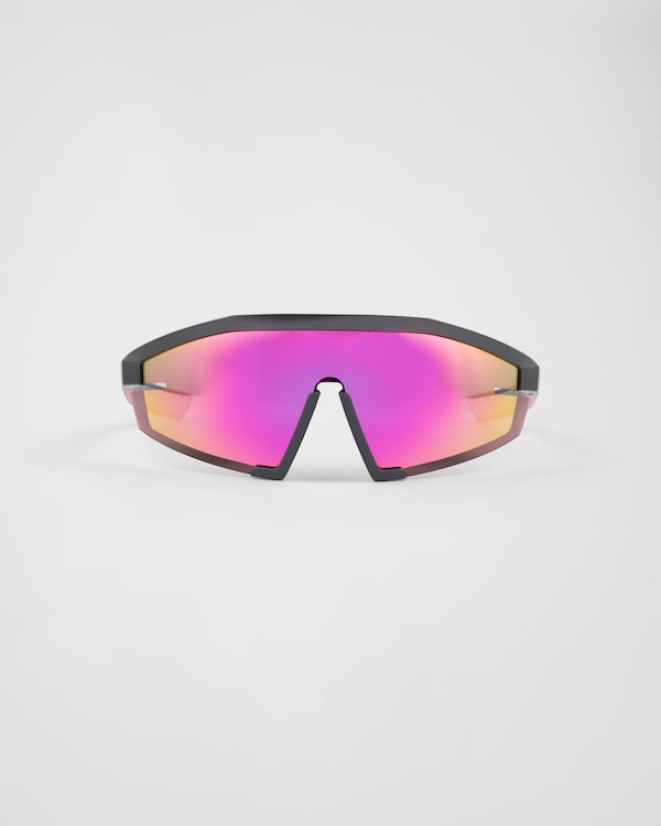 PRADA LINEA ROSSA SPS 03X Black Rubber/Grey Polarized (DG0