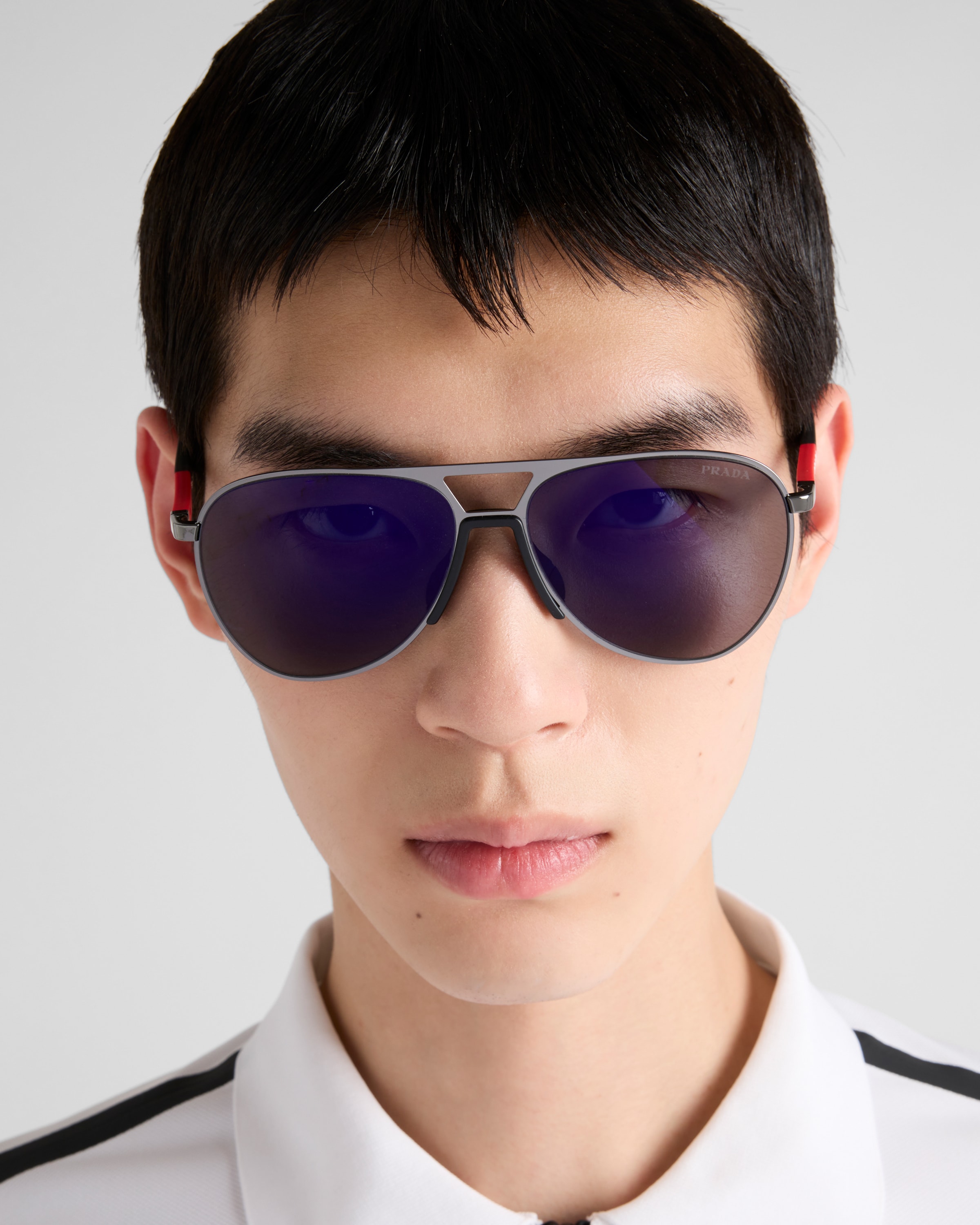 Blue Lenses purple Prada Linea Rossa Sunglasses PRADA