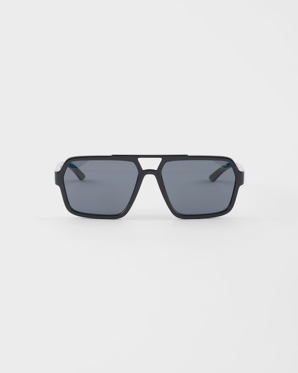 Cedar green lenses Prada Symbole sunglasses | PRADA