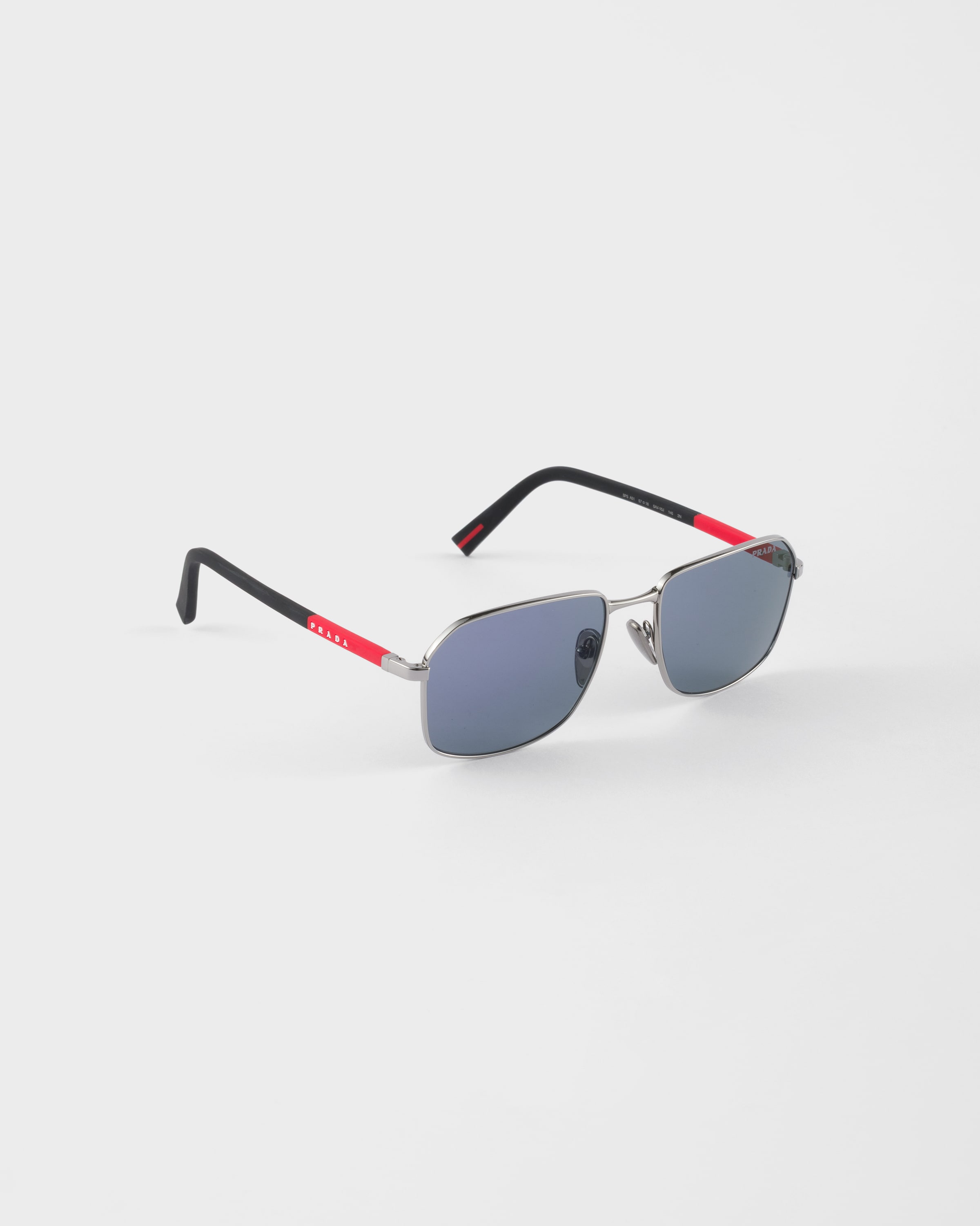 Blue Lenses/purple プラダ リネア ロッサ サングラス | PRADA