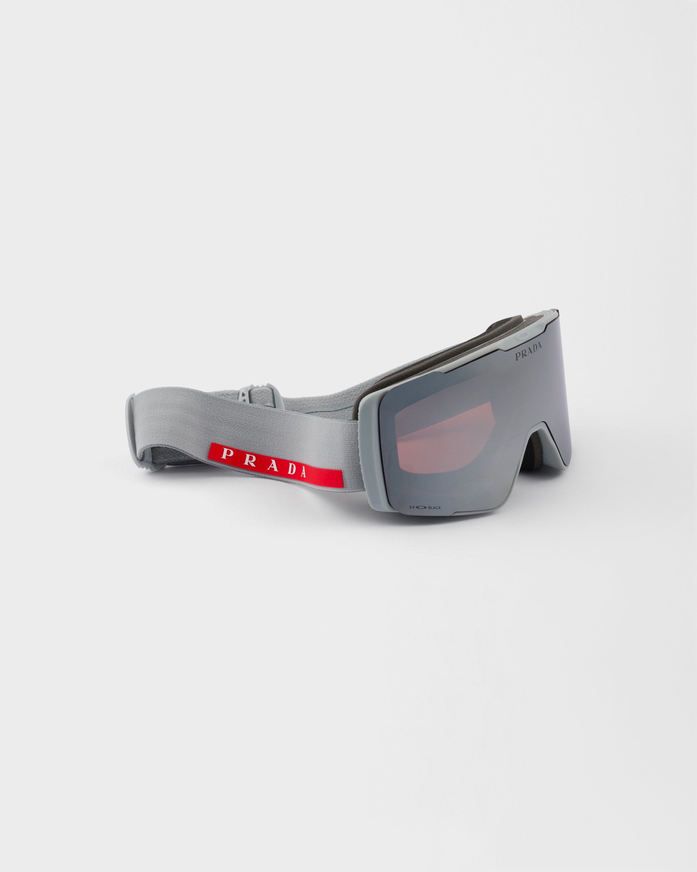 Black/Iced Lenses Prada Linea Rossa by Oakley snow goggle with