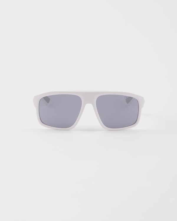 Prada Linea Rossa sunglasses - Silver Shaded Sea Blue Lenses Prada Linea Rossa sunglasses - Silver Shaded Sea Blue Lenses