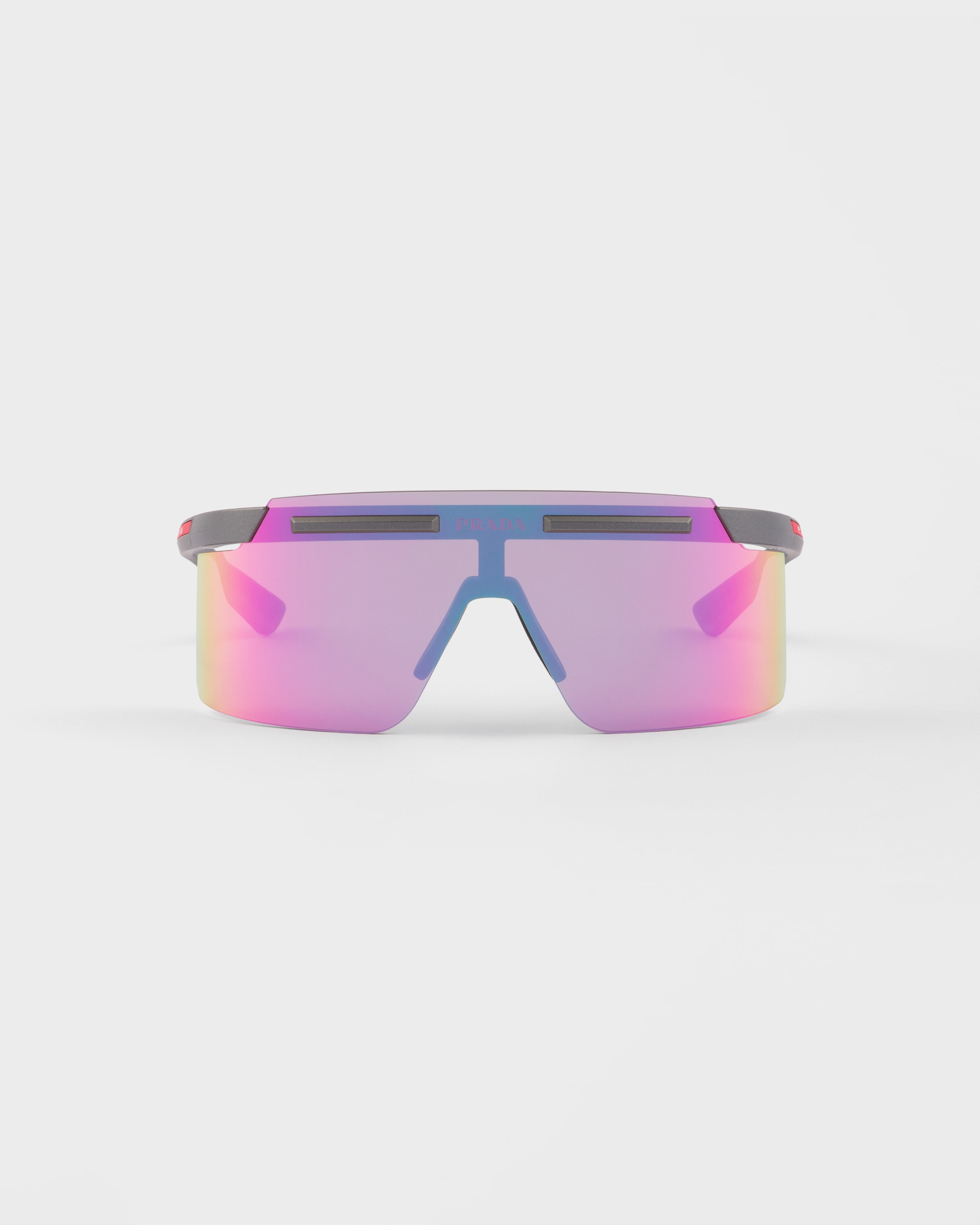 Gafas De Sol Prada Linea Rossa Active, Hombre, Lentes Rosa Flúor Multicolor
