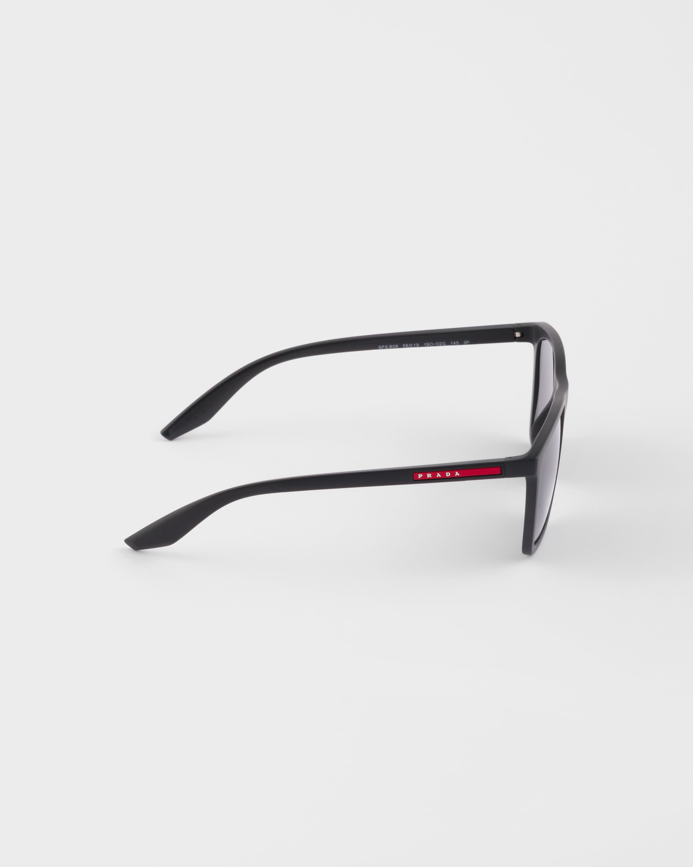Lens: Black Prada Linea Rossa sunglasses | PRADA - United States