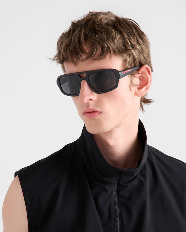 Prada Linea Rossa Sonnenbrille - Schiefergraue Gläser Prada Linea Rossa Sonnenbrille - Schiefergraue Gläser
