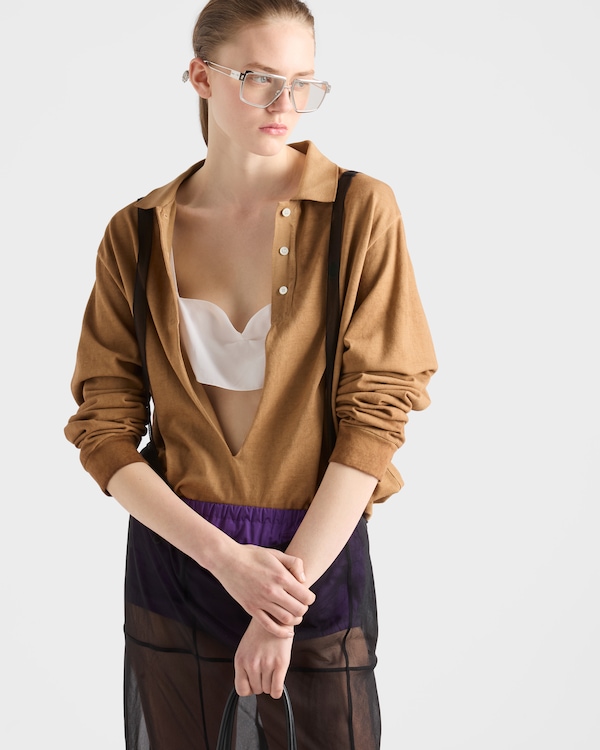 Crepe de chine top - White Crepe de chine top - White