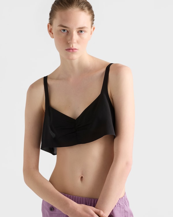 双绉上衣 - 黑色 双绉上衣 - 黑色