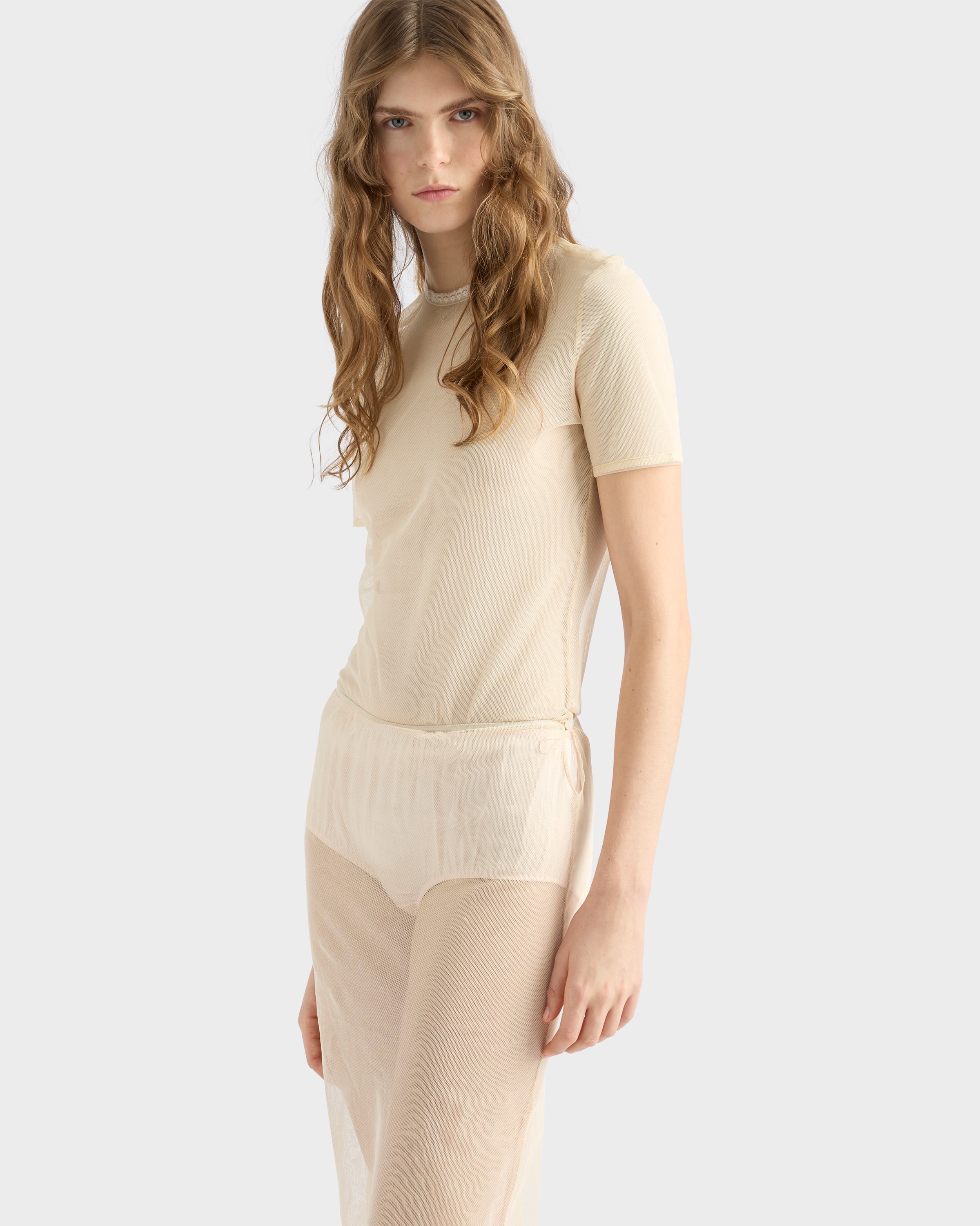 Prada Cotton Tulle T-shirt