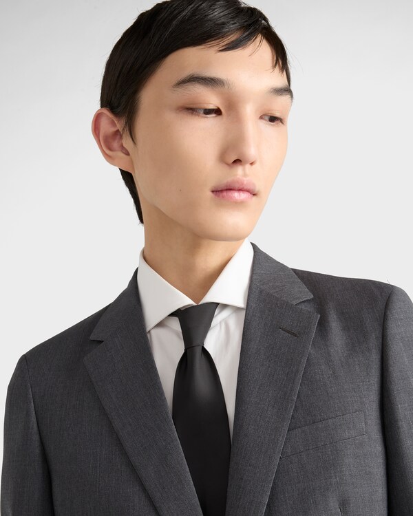 Abito monopetto in lana e mohair Abito monopetto in lana e mohair