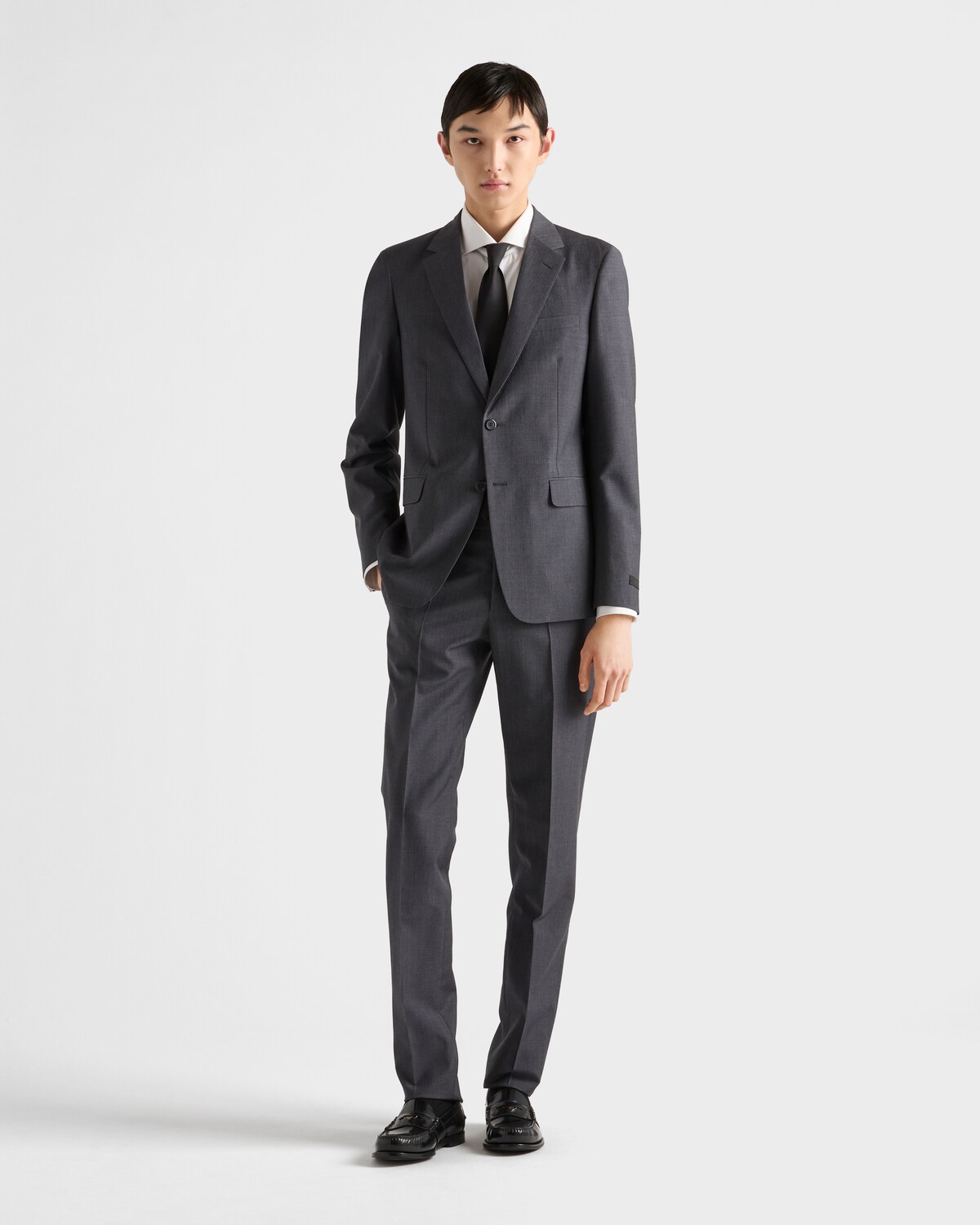Prada Brown Cashmere 2 Piece Single Breasted Suit
