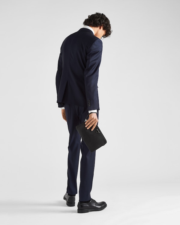 Single-breasted wool suit - Navy Single-breasted wool suit - Navy