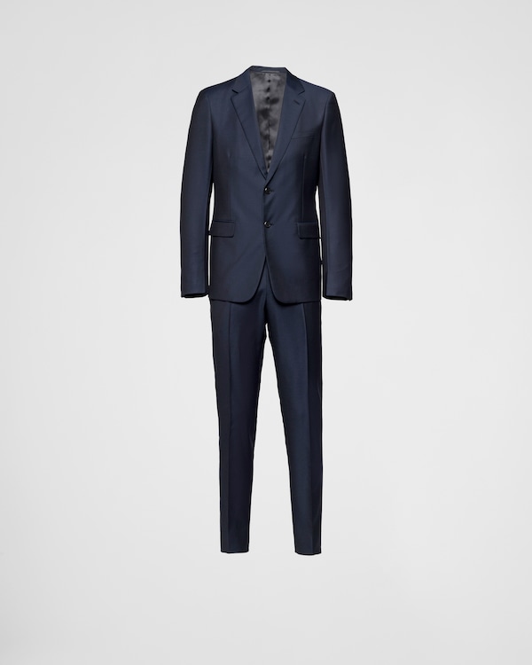 Single-breasted wool suit - Navy Single-breasted wool suit - Navy
