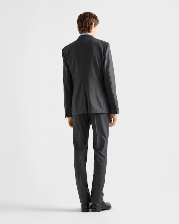 Single-breasted cashmere blend suit - Slate Gray Single-breasted cashmere blend suit - Slate Gray
