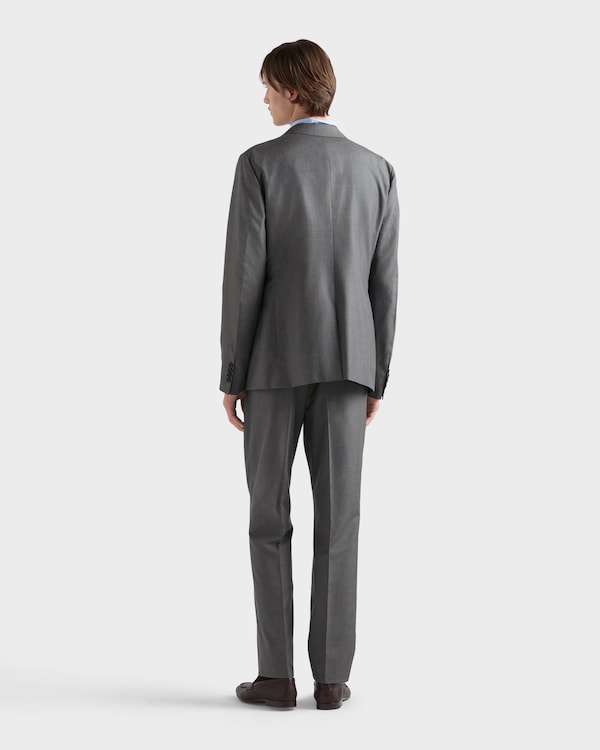Single-breasted silk suit - Slate Gray Single-breasted silk suit - Slate Gray