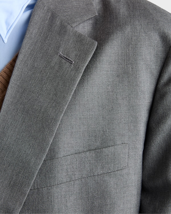 Single-breasted silk suit - Slate Gray Single-breasted silk suit - Slate Gray