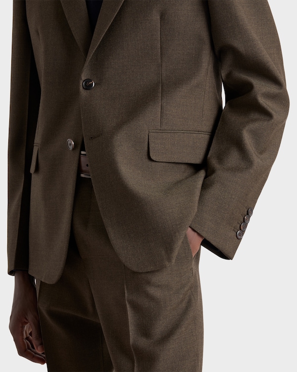 Costume droit en laine - Vert Selva Costume droit en laine - Vert Selva