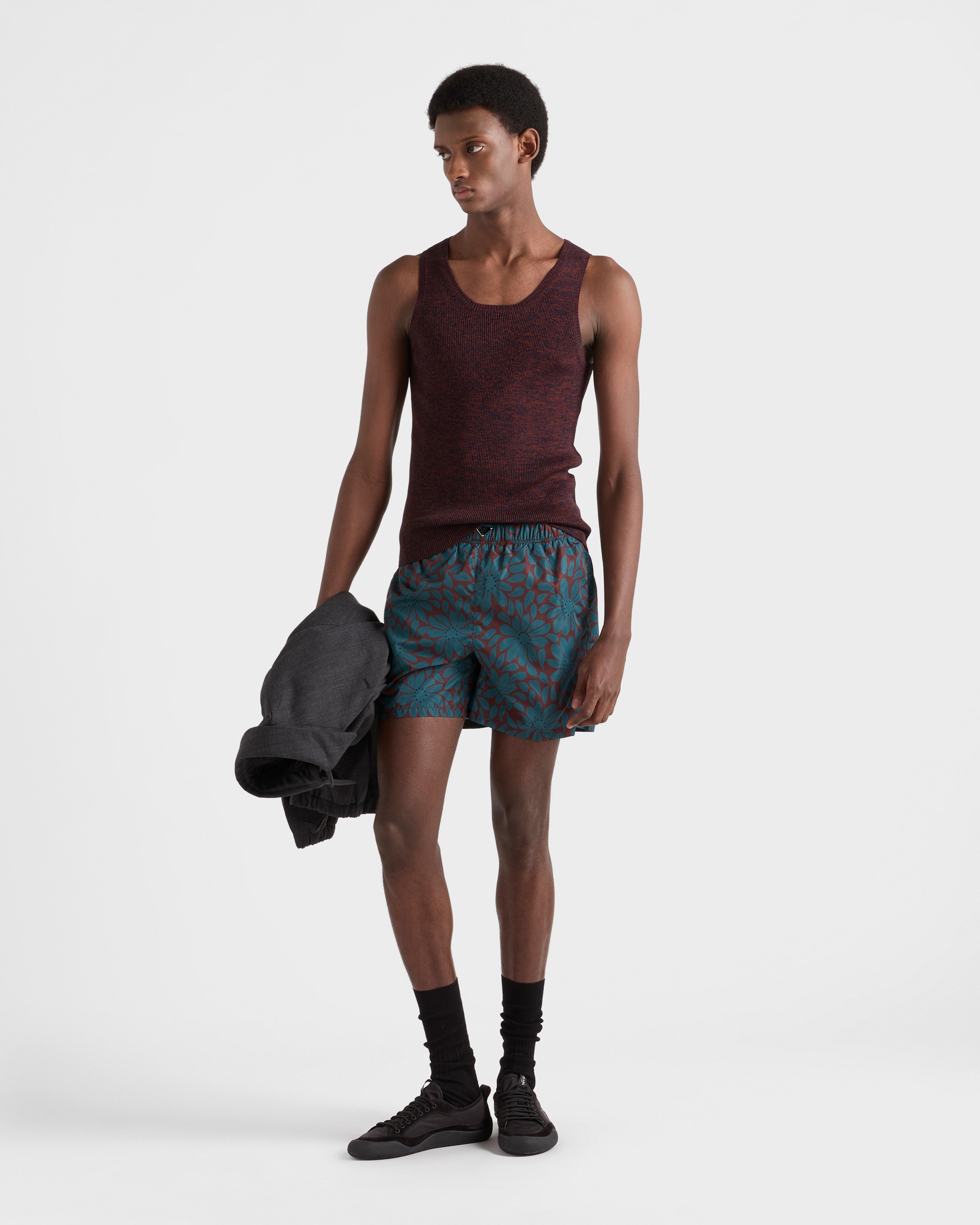 Designer Swim Trunks & Men's Swimwear | PRADA - United States