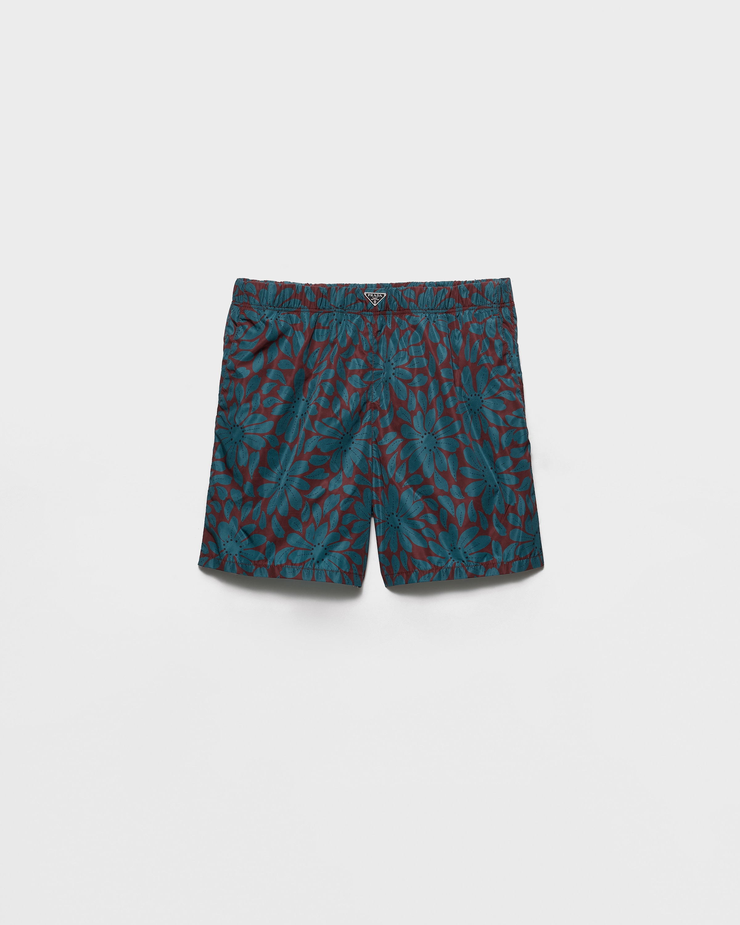 Printed Re-Nylon swim trunks