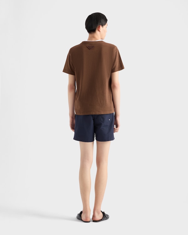 Technical fabric swim trunks Technical fabric swim trunks