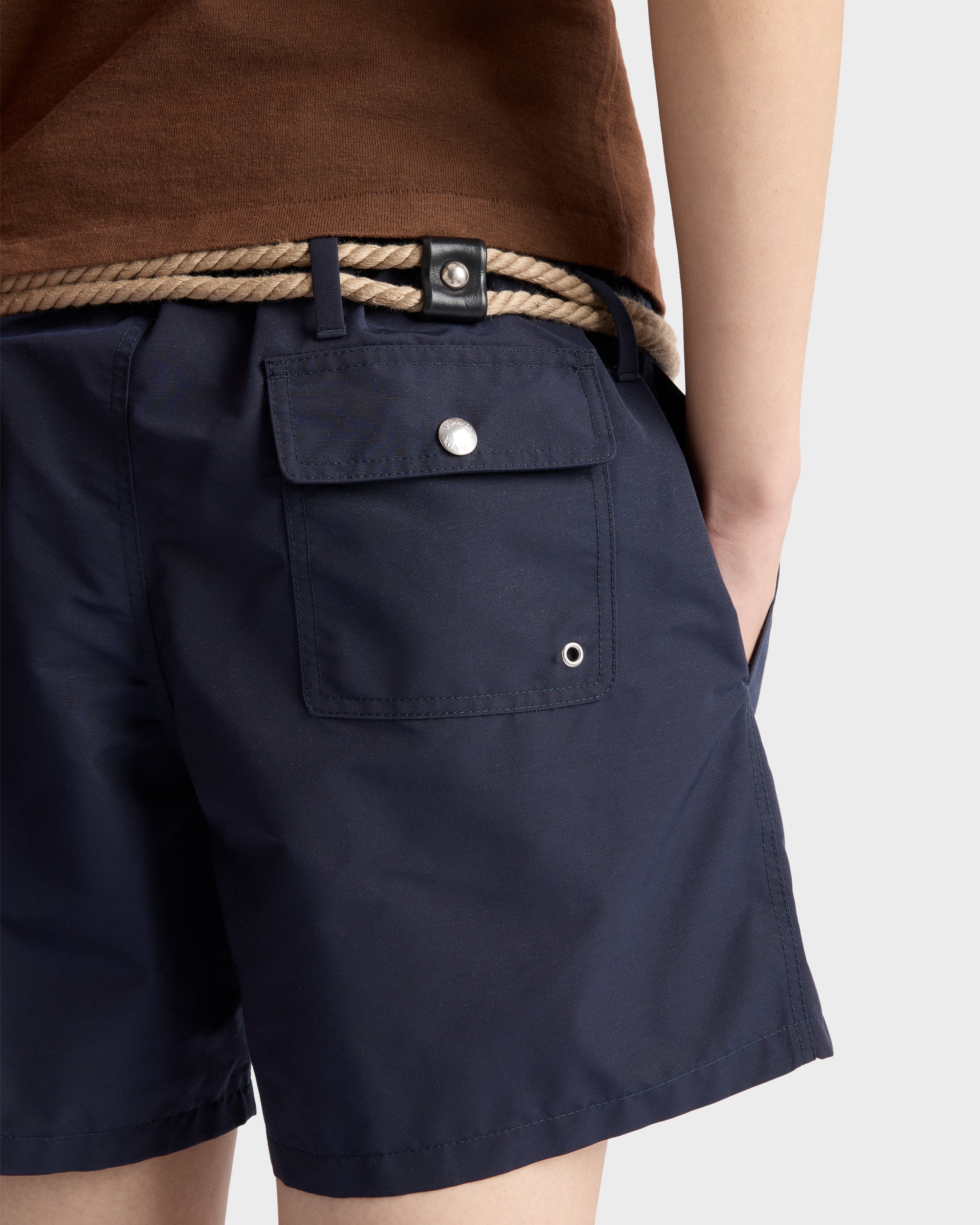 Navy Technical Fabric Swim Trunks | PRADA