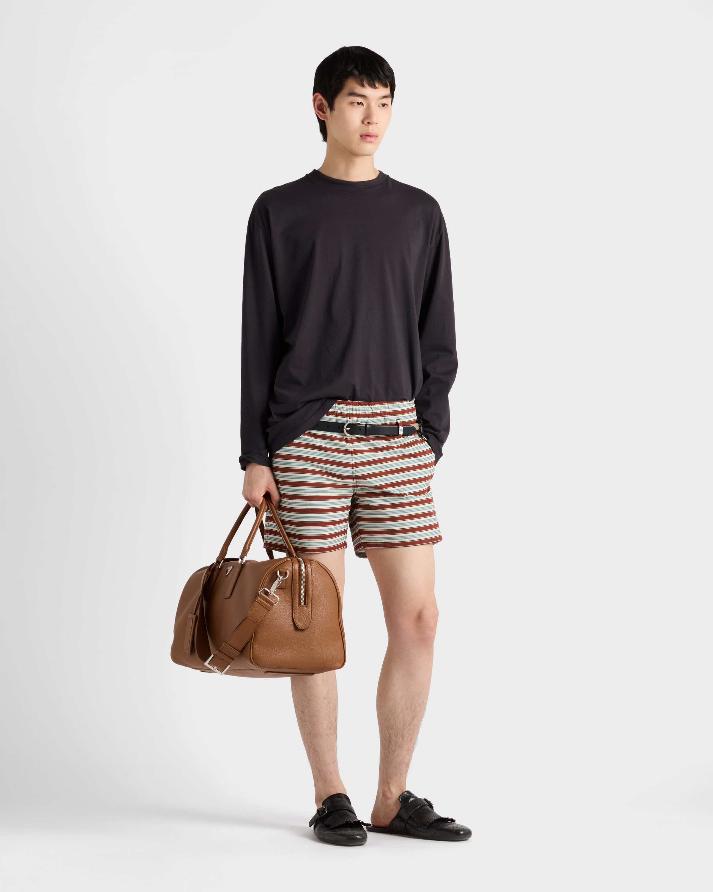 Prada Technical Fabric Swim Trunks