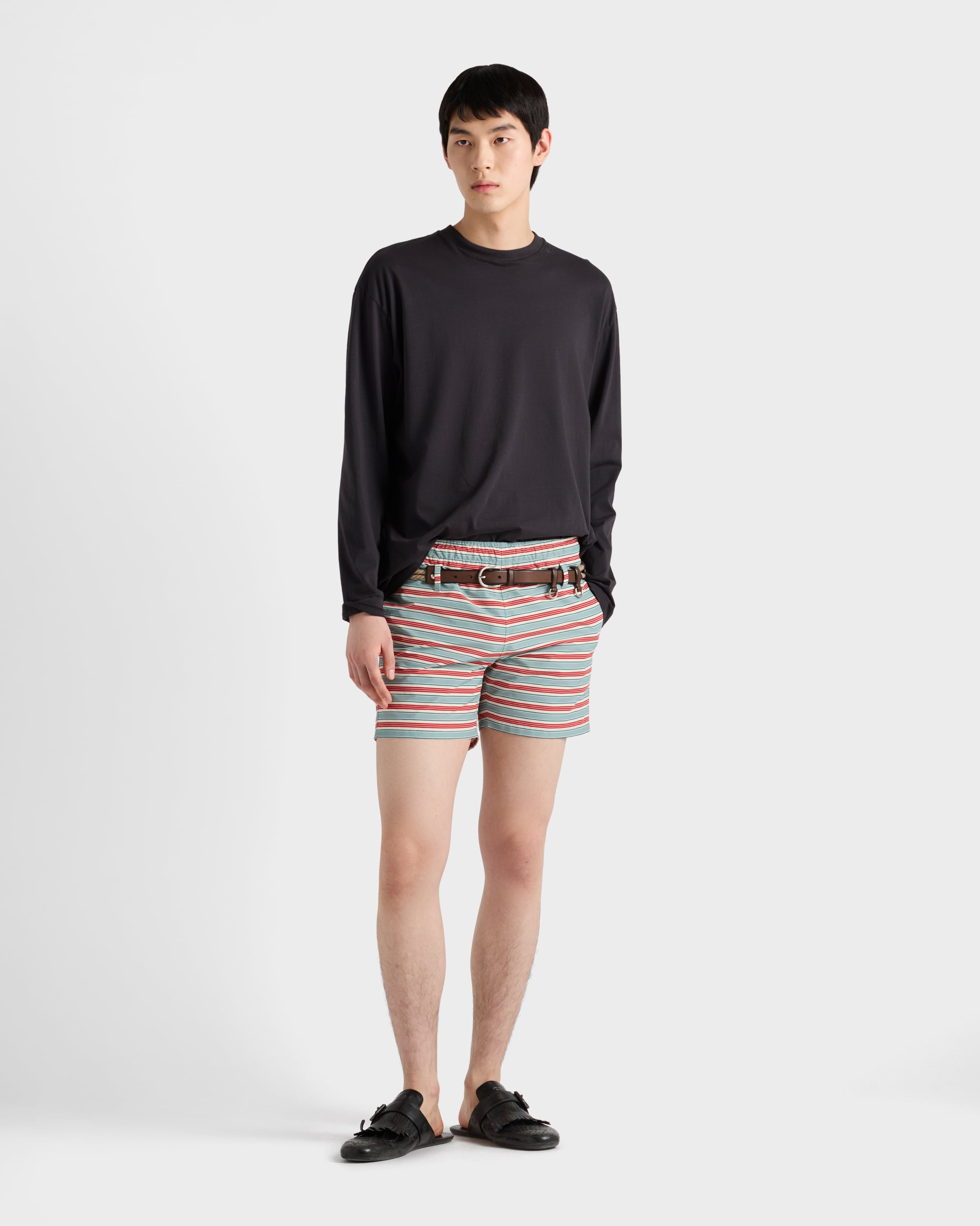 Prada Technical Fabric Swim Trunks