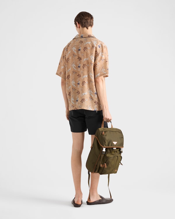 Technical fabric swim trunks Technical fabric swim trunks