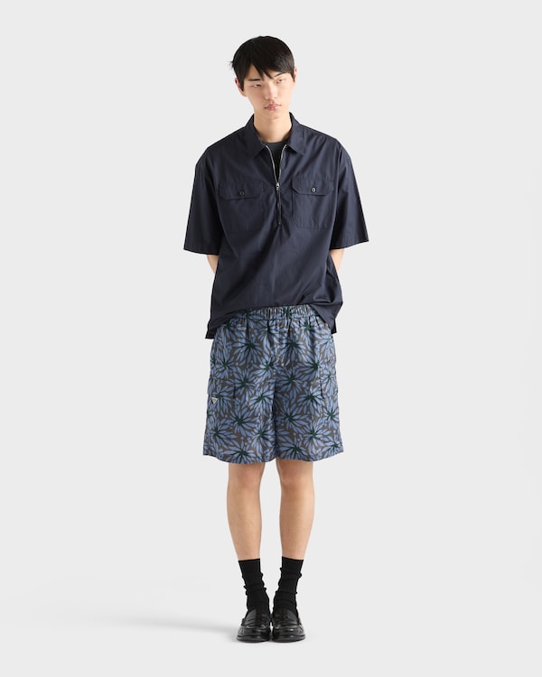 Printed Re-Nylon swim trunks - Hematite/Nero Printed Re-Nylon swim trunks - Hematite/Nero