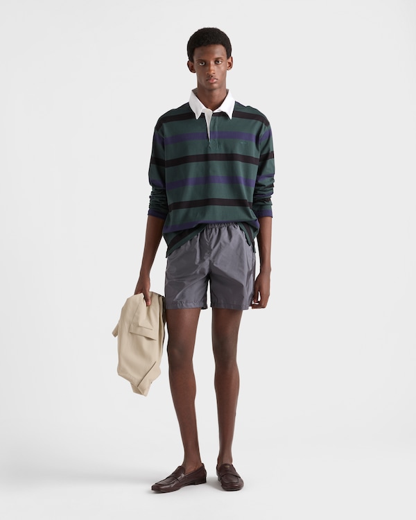 Costume da bagno in Re-Nylon - Ferro/Azzurro Costume da bagno in Re-Nylon - Ferro/Azzurro