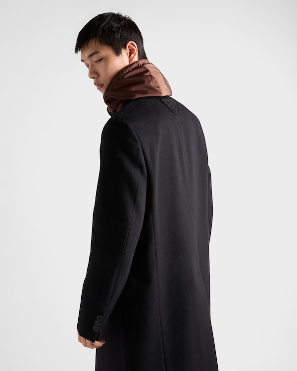 Single-breasted wool blend coat Single-breasted wool blend coat