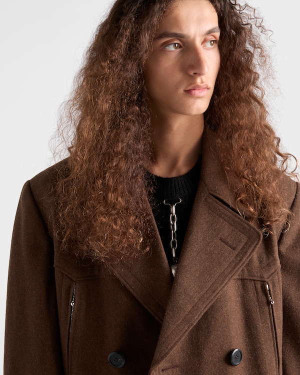 双排扣羊毛大衣 双排扣羊毛大衣