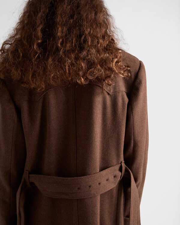 双排扣羊毛大衣 双排扣羊毛大衣