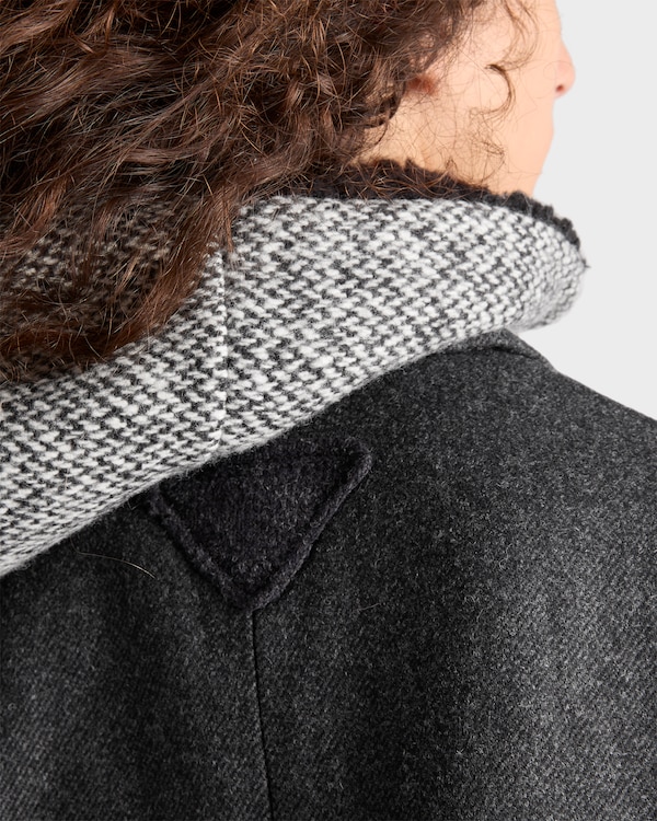 Single-breasted wool coat - Slate Gray Single-breasted wool coat - Slate Gray