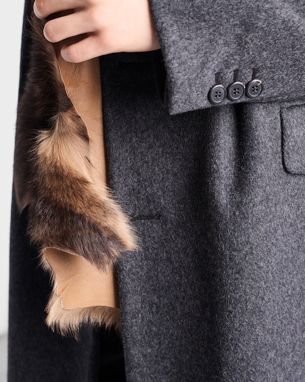 Single-breasted wool coat Single-breasted wool coat