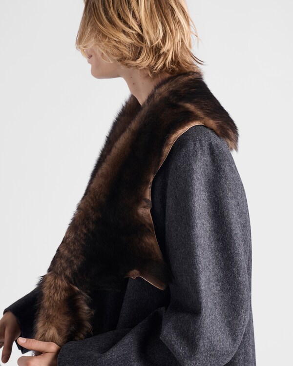 Single-breasted wool coat Single-breasted wool coat