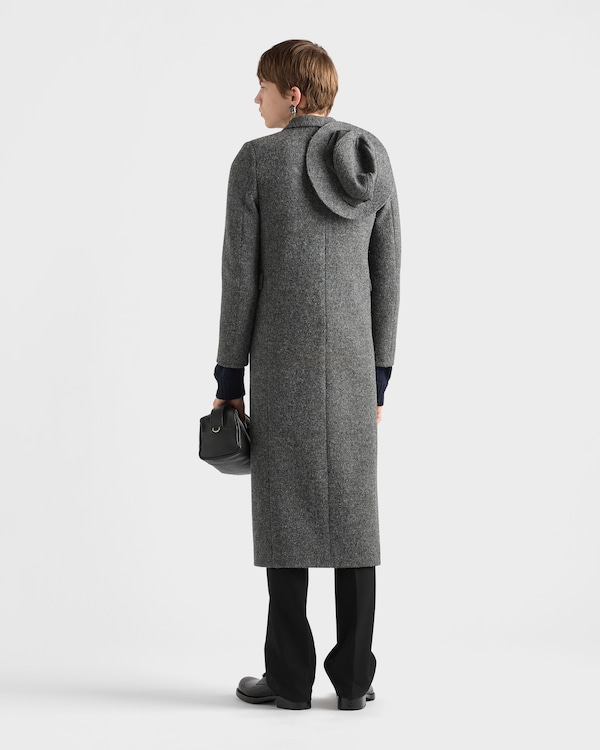 Single-breasted wool coat - Slate Gray Single-breasted wool coat - Slate Gray
