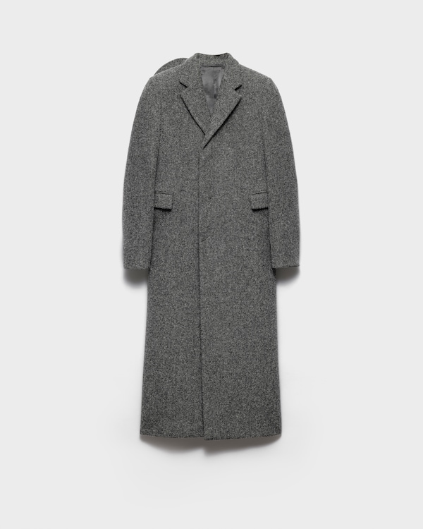 Single-breasted wool coat - Slate Gray Single-breasted wool coat - Slate Gray