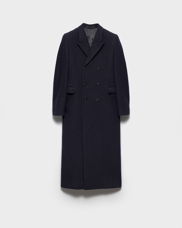 Double-breasted wool coat - Navy Double-breasted wool coat - Navy