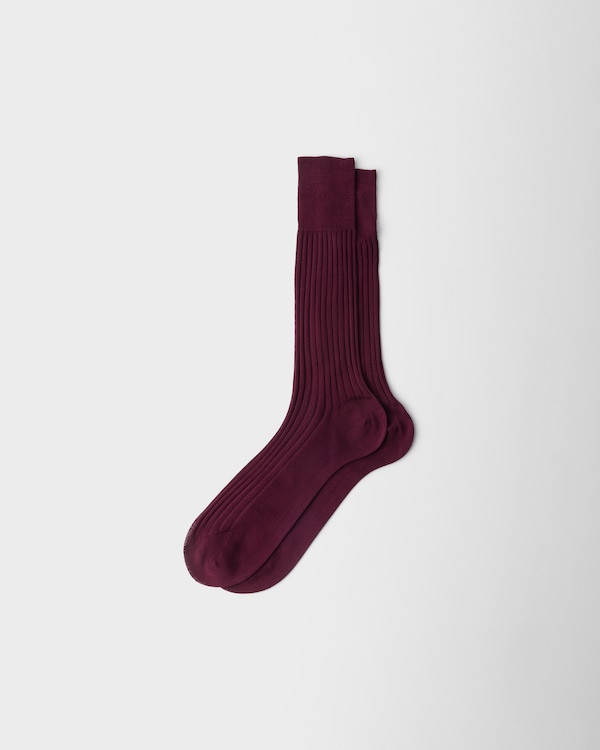 Chaussettes mi-mollet en coton Chaussettes mi-mollet en coton
