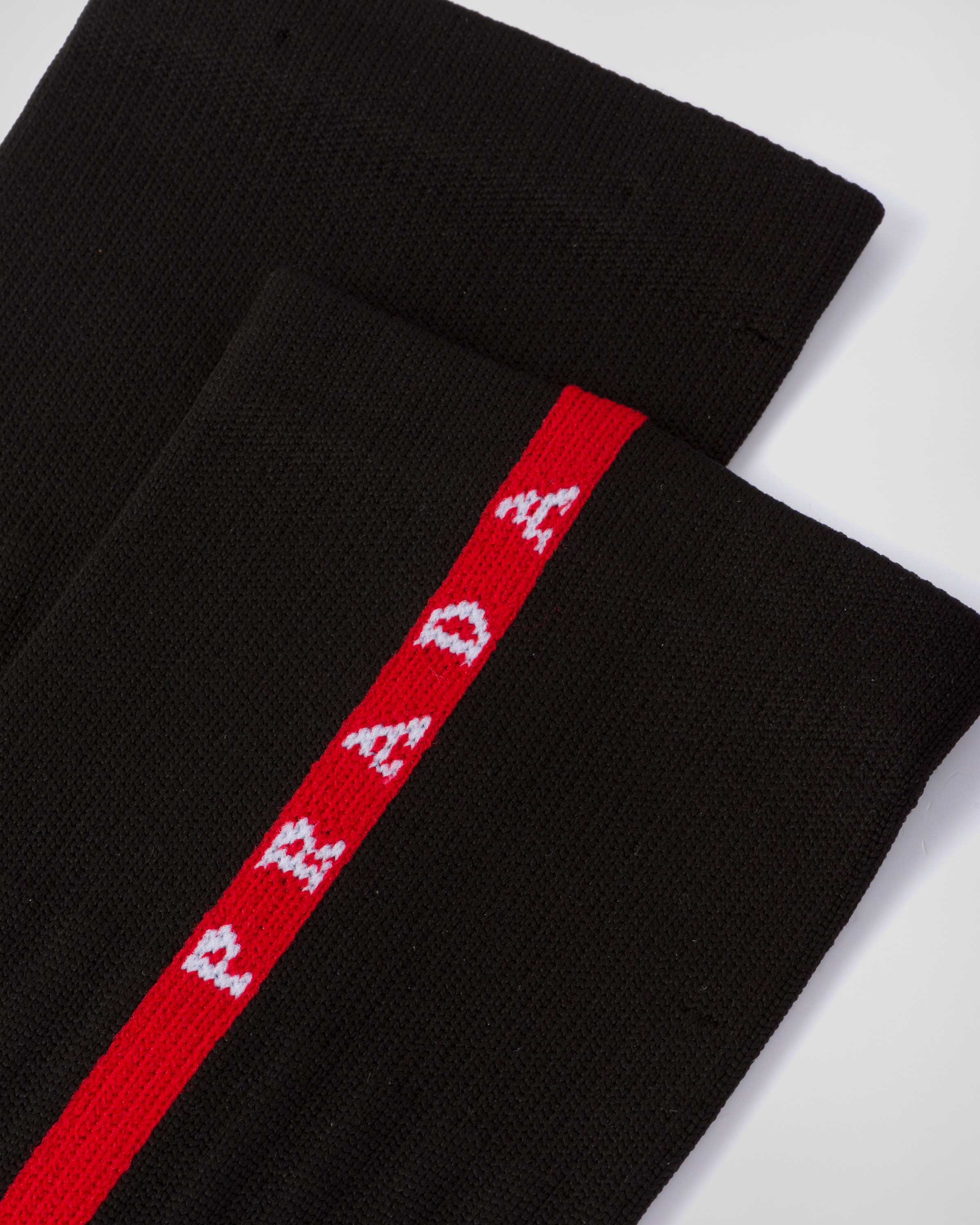 Black Technical yarn ankle socks | PRADA - United States