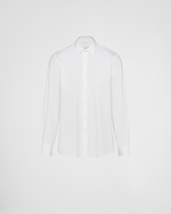 White Cotton shirt | PRADA
