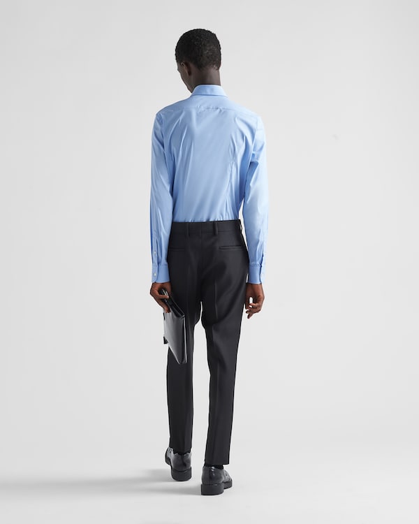 Camisa de algodón elástico Camisa de algodón elástico