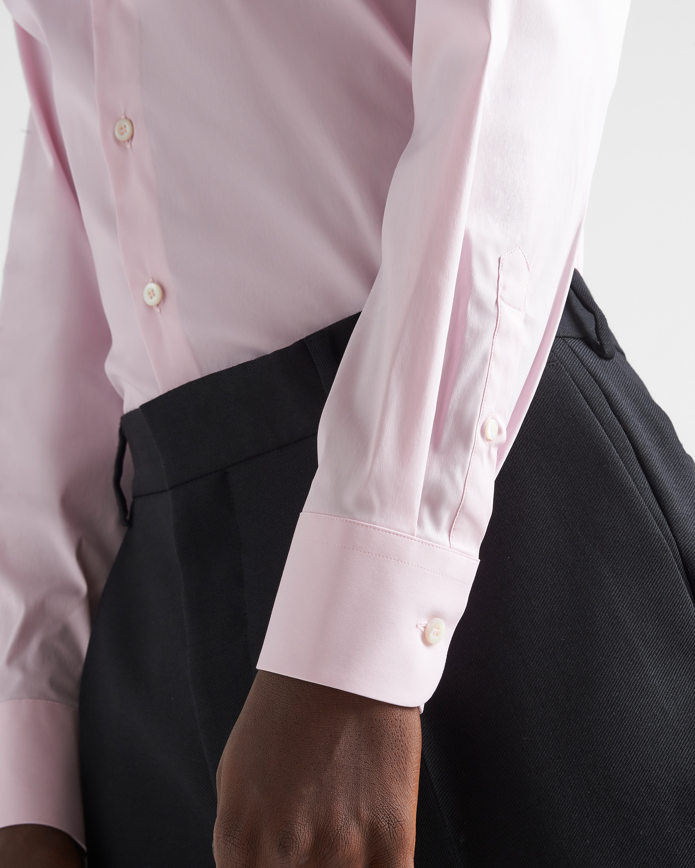 Pink prada shirt hot sale
