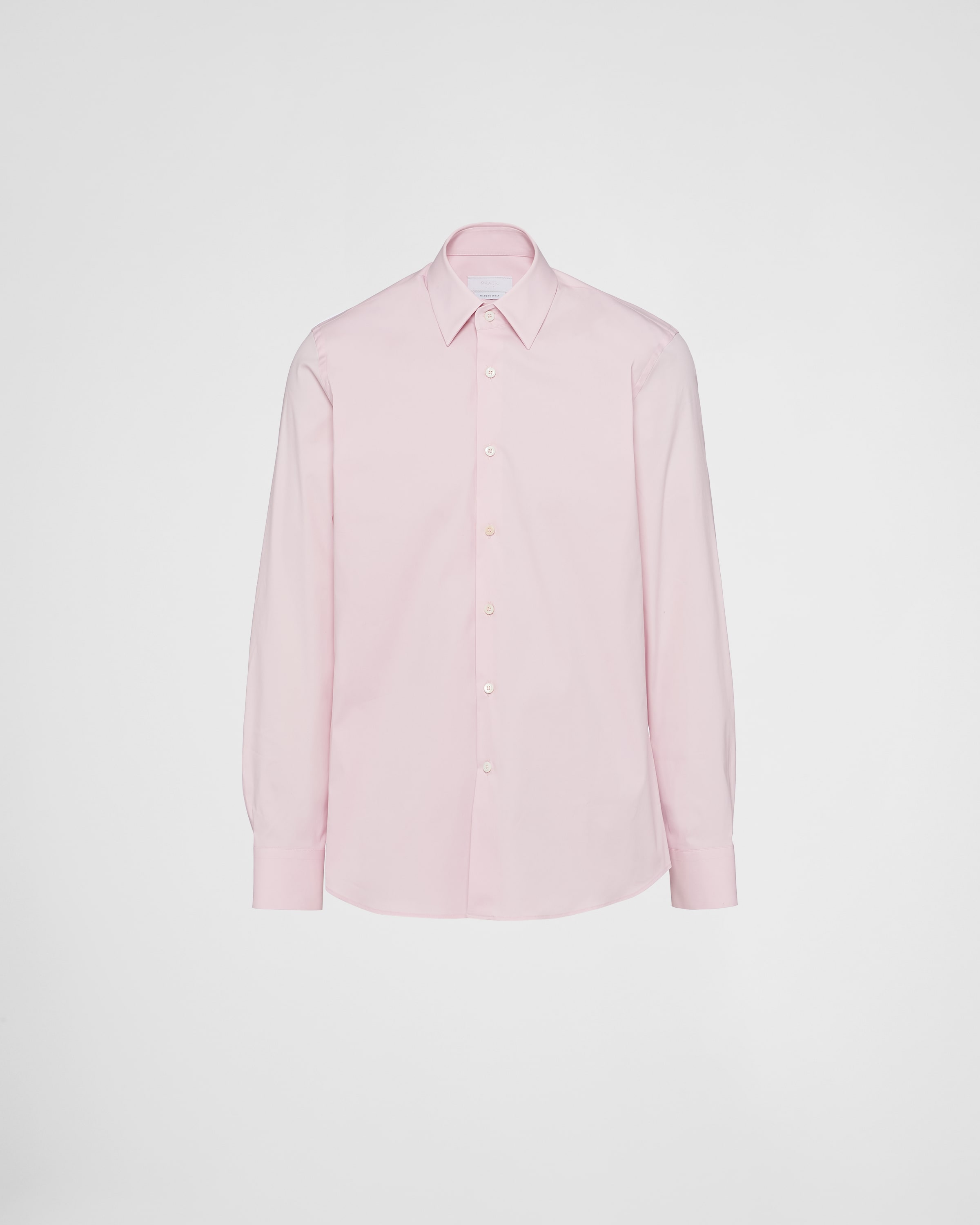 Pink Stretch Cotton Shirt PRADA